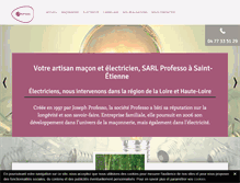 Tablet Screenshot of entrepriseprofesso.com